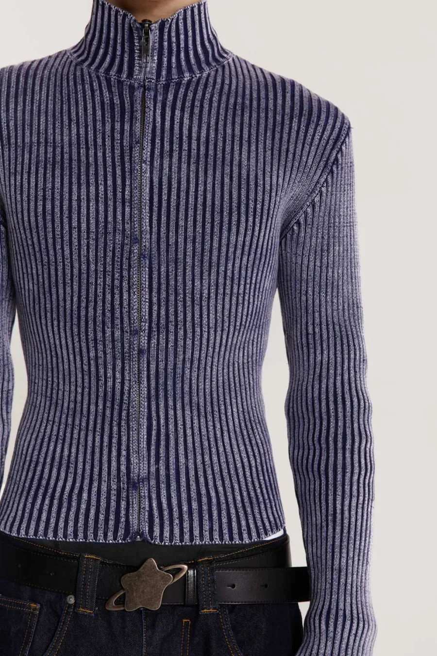Jaded London *Blue Lucid Knit Track Top