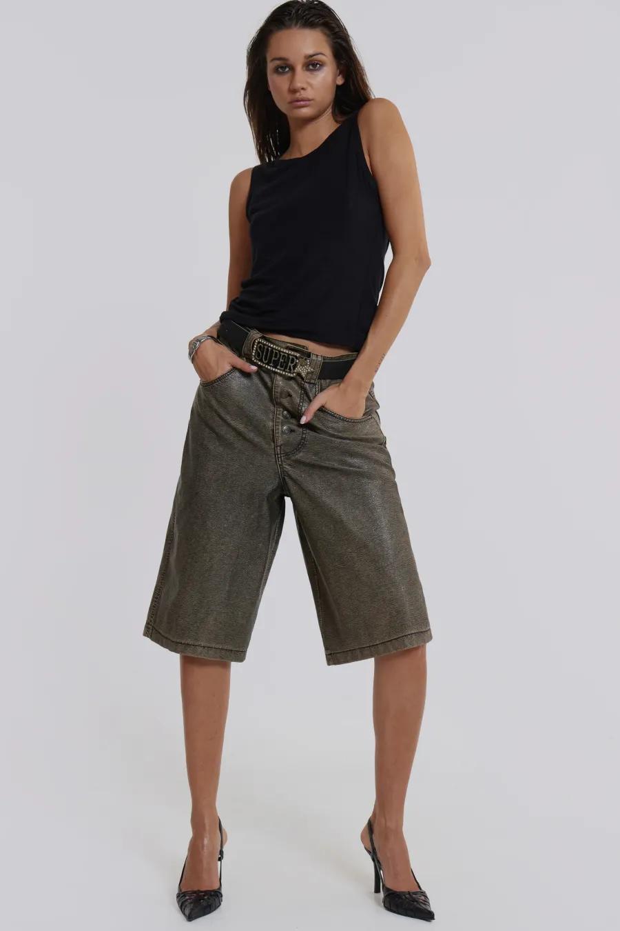Jaded London Shorts & Jorts*Brecken Pu Jorts