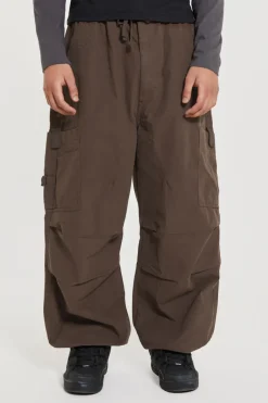 Jaded London Parachute Pants*Brown Parachute Cargo Pants