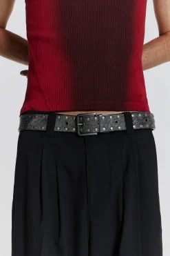 Jaded London *Busted Stud Belt