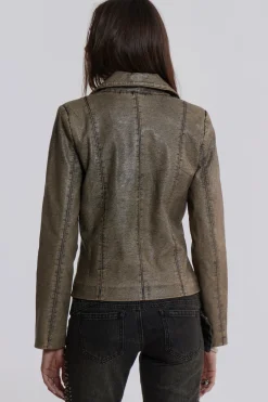 Jaded London *Cannon Faux Leather Jacket