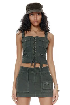 Jaded London Mini Skirts*Cargo Mini Skirt