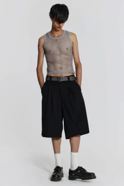 Jaded London Vests*Chain Grey Vest