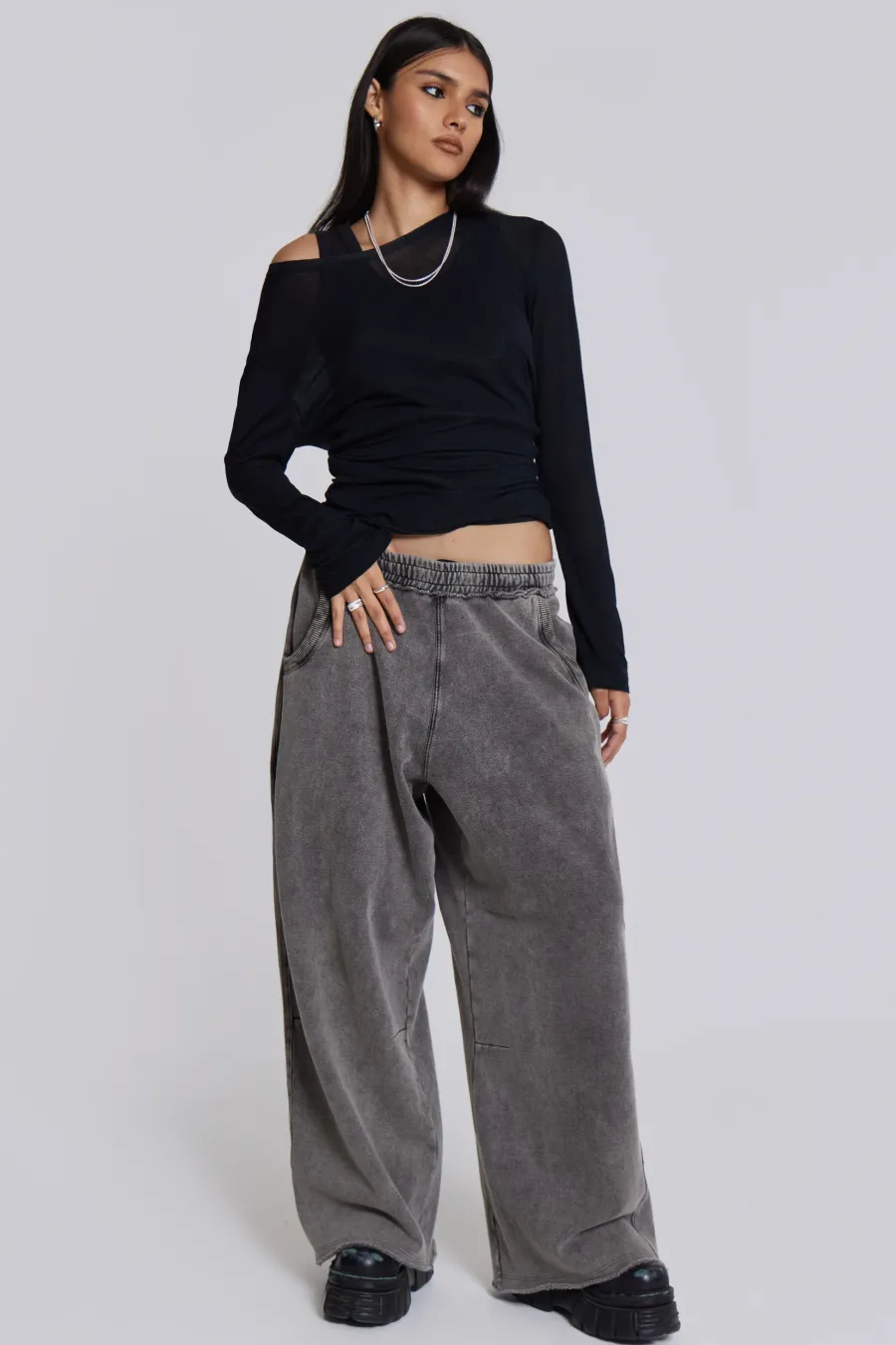 Jaded London Joggers*Chrome Wash Monster Joggers