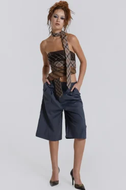 Jaded London Trousers*Coltraine Tailored Wide Leg Shorts