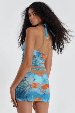 Jaded London New In Beach & Swimwear*Cora Ruched Mesh Skirt