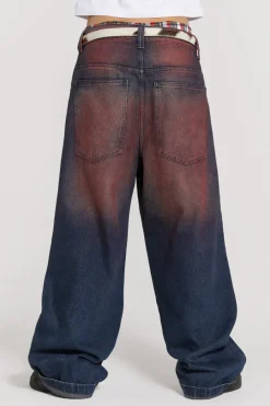 Jaded London Colossus Jeans*Deep Red Colossus Jeans