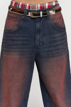Jaded London Colossus Jeans*Deep Red Colossus Jeans