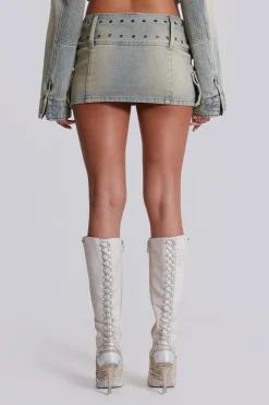 Jaded London *Denim Assassin Micro Mini Skirt