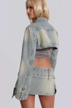 Jaded London *Denim Assassin Micro Mini Skirt