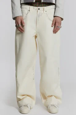 Jaded London Colossus Jeans*Dirty White Colossus Baggy Jeans