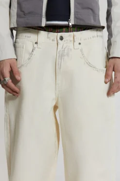 Jaded London Colossus Jeans*Dirty White Colossus Baggy Jeans