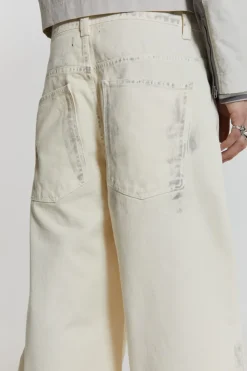 Jaded London Colossus Jeans*Dirty White Colossus Baggy Jeans