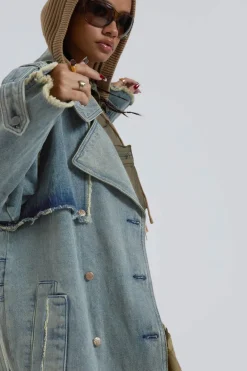 Jaded London Denim Jackets*Downtown Denim Coat