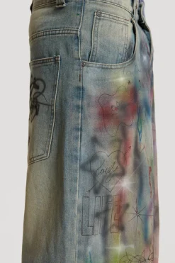 Jaded London Baggy Jeans*Drifting Through Space Baggy Jeans