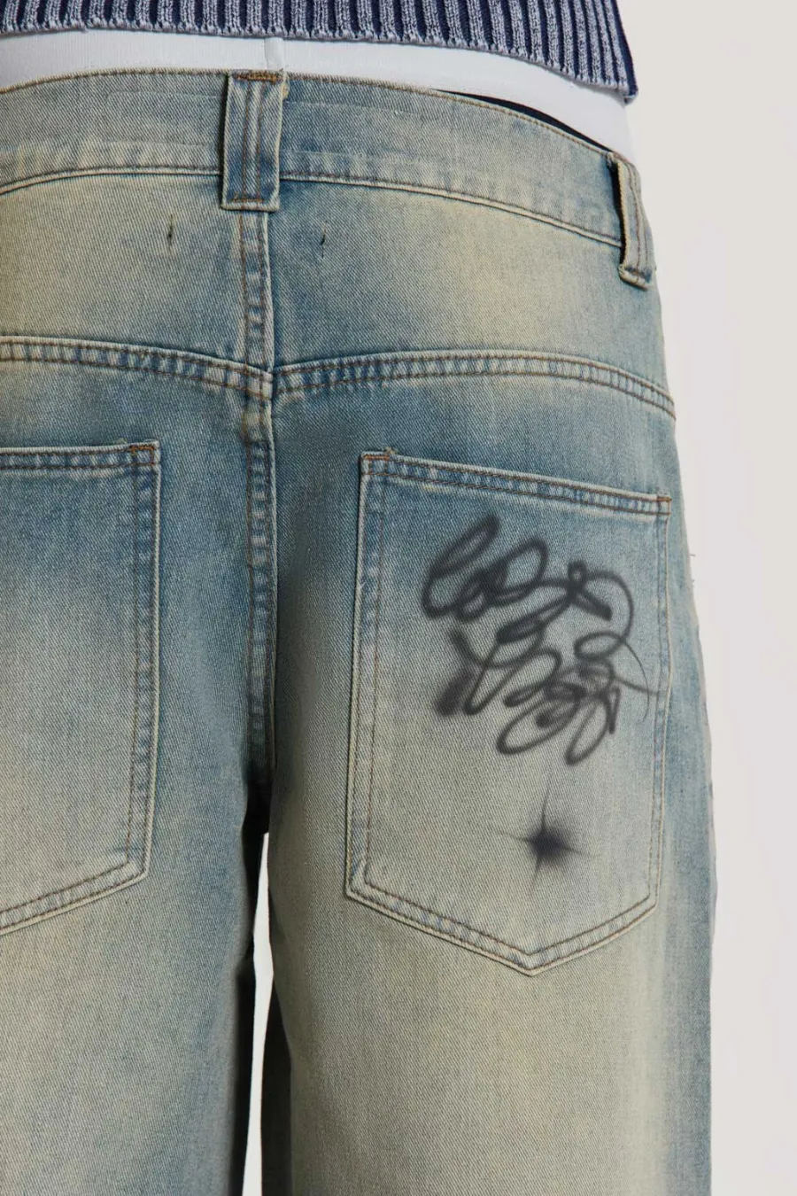 Jaded London Jeans*Drifting Through Space Baggy Jeans