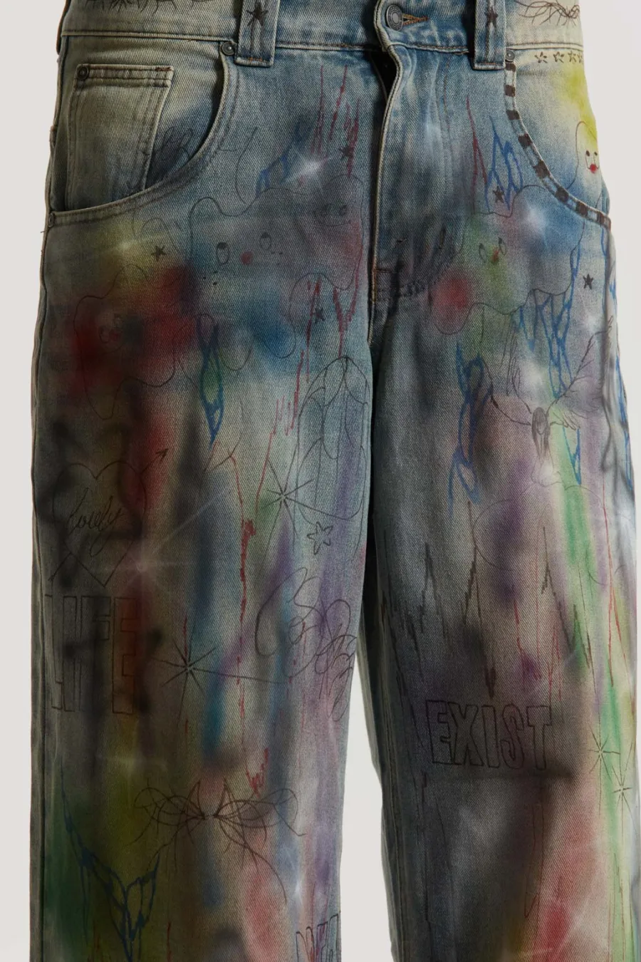 Jaded London Jeans*Drifting Through Space Baggy Jeans