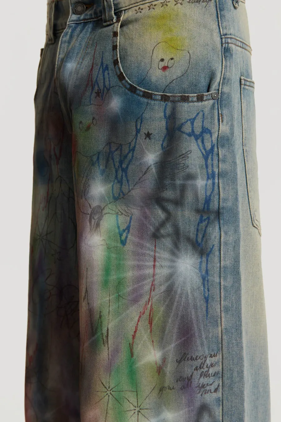 Jaded London Jeans*Drifting Through Space Baggy Jeans