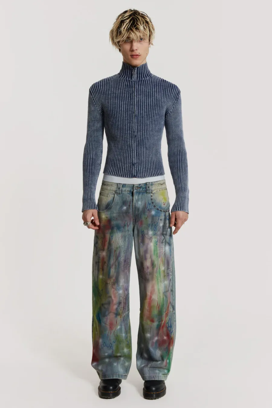 Jaded London Jeans*Drifting Through Space Baggy Jeans