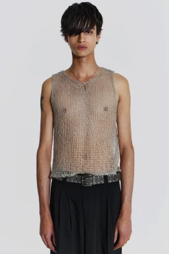Jaded London Vests*Dust Knit Tank