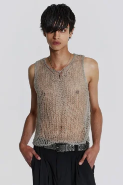 Jaded London Vests*Dust Knit Tank