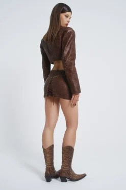 Jaded London *Easy Rider Faux Leather Jacket