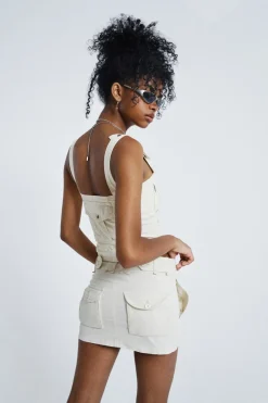 Jaded London Corsets*Ecru Cargo Corset