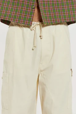 Jaded London Parachute Pants*Ecru Parachute Cargo Pants