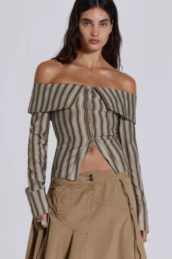 Jaded London Bandeau Tops*Emra Off The Shoulder Shirt
