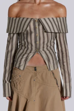 Jaded London Bandeau Tops*Emra Off The Shoulder Shirt