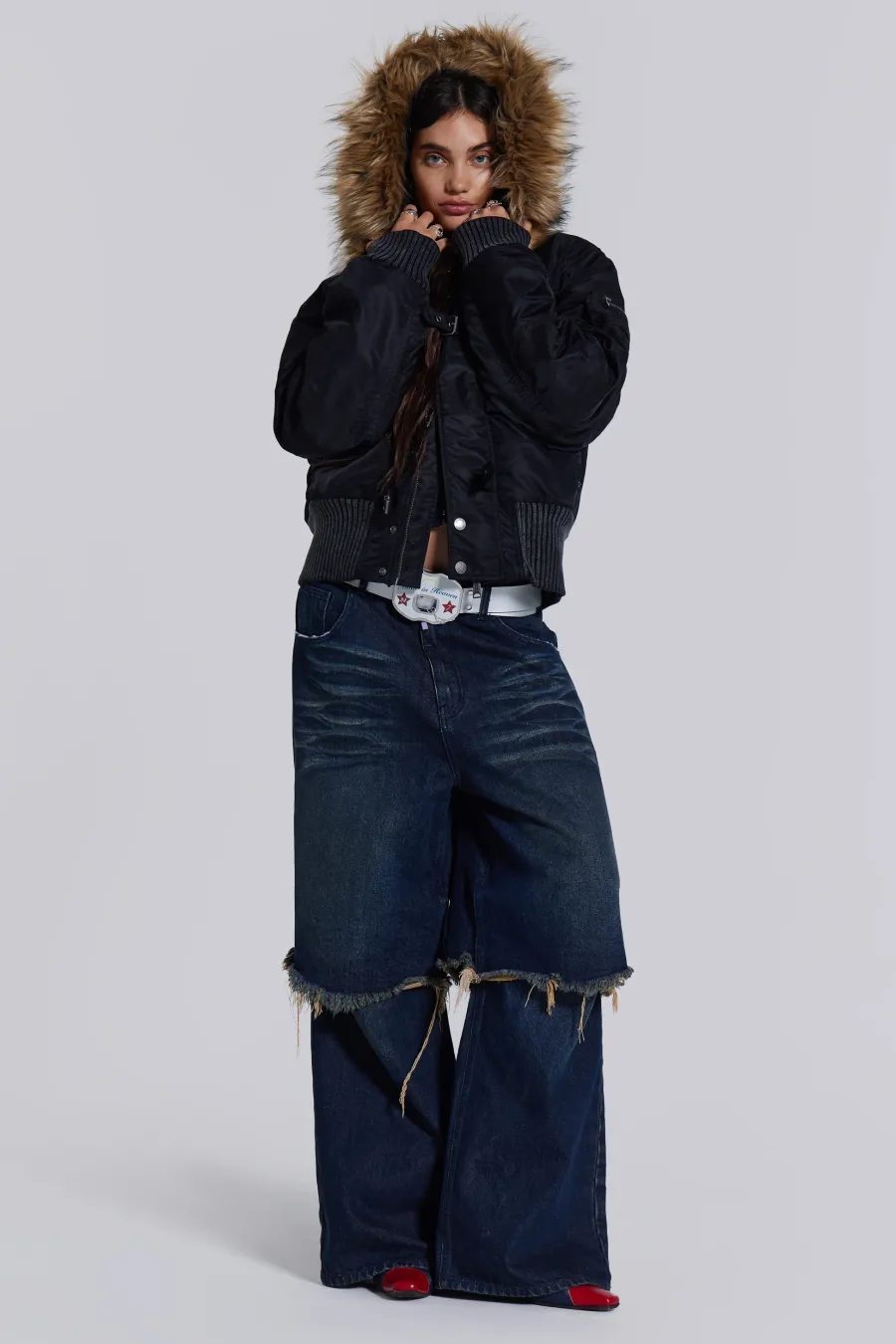 Jaded London Jeans*Evo Double Layered Jeans