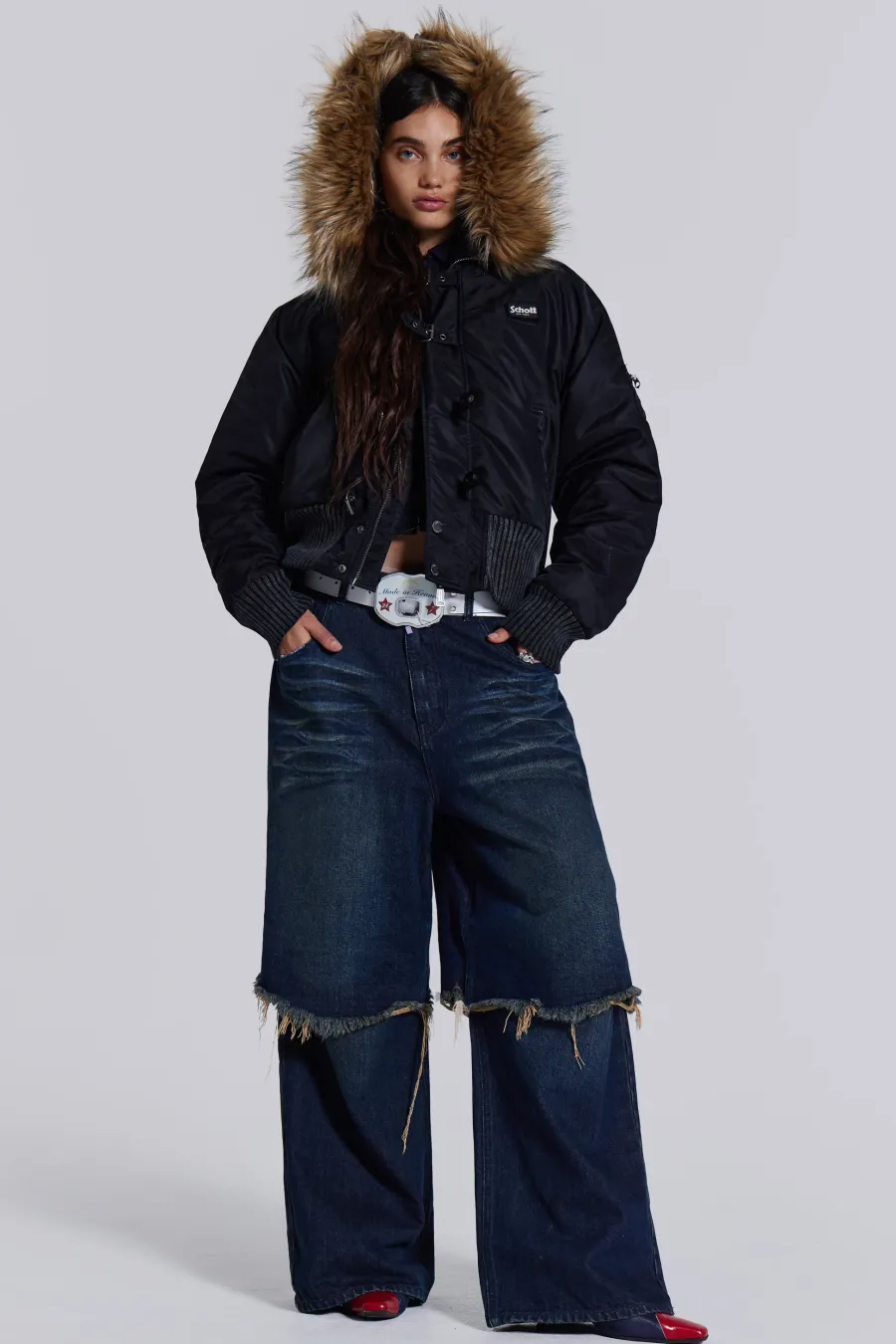 Jaded London Jeans*Evo Double Layered Jeans
