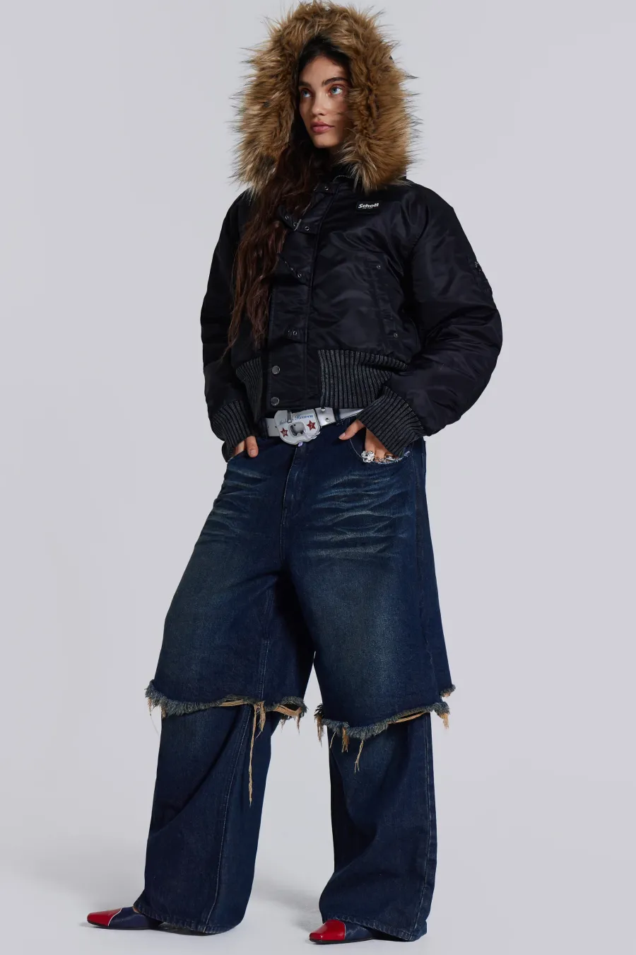 Jaded London Jeans*Evo Double Layered Jeans