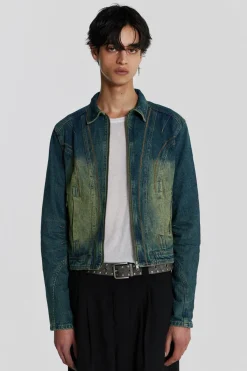 Jaded London *Exhaust Sandblast Denim Jacket