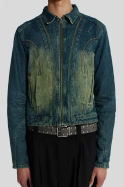 Jaded London *Exhaust Sandblast Denim Jacket