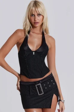 Jaded London *Girlfriend Belted Mini Skirt