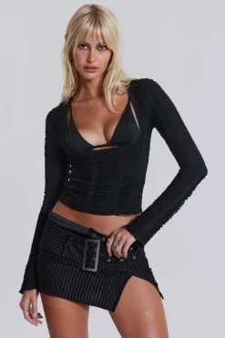 Jaded London *Girlfriend Belted Mini Skirt