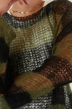 Jaded London Knitwear*Green Nirvana Jumper