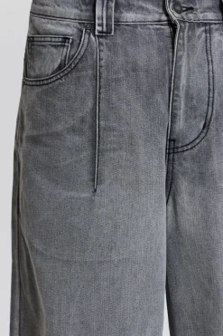 Jaded London Baggy Jeans*Grey Acid Razor Jean