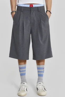 Jaded London Jorts & Shorts*Grey Goliath Tailored Shorts