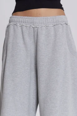 Jaded London Joggers*Grey Marl Colossus Jogger Shorts