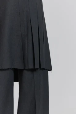 Jaded London Kilts*Grey Steel Pleated Skirt