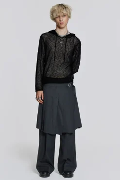 Jaded London Knitwear*Haze Knit Hoodie