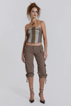 Jaded London Trousers*Instinct Capri Cropped Cargo Shorts