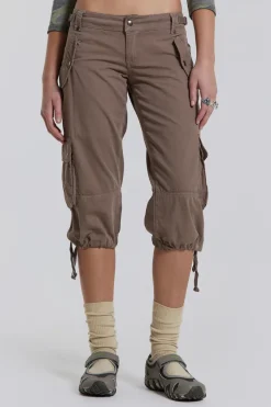 Jaded London Trousers*Instinct Capri Cropped Cargo Shorts