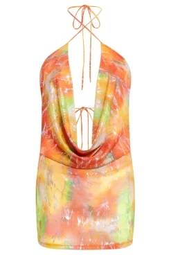Jaded London Mini Dresses*Iris Draped Beach Mini Dress