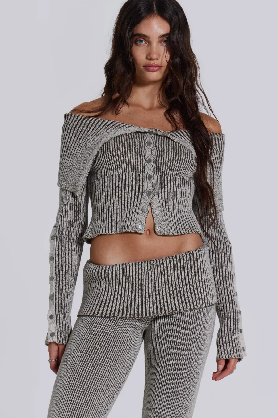 Jaded London *Kensu Off The Shoulder Knit Top