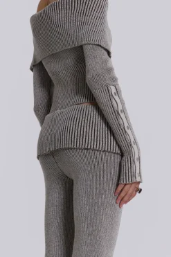 Jaded London *Kensu Off The Shoulder Knit Top