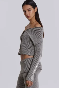 Jaded London *Kensu Off The Shoulder Knit Top