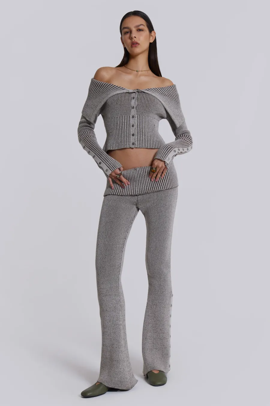 Jaded London *Kensu Off The Shoulder Knit Top